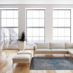 rugs Louis De Poortere LX8255 Fading World Medaillon Grey Turquoise interior