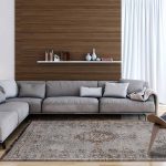 rugs Louis De Poortere LX8257 Fading World Medaillon Grey Ebony interior