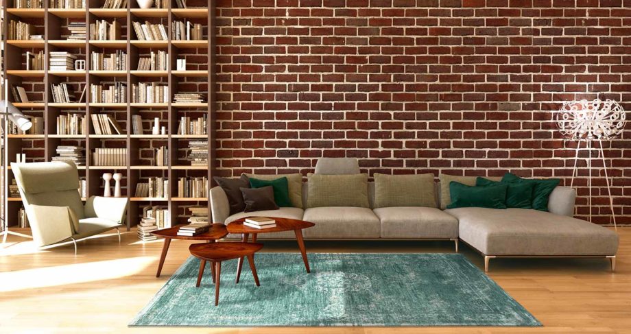 rug Louis De Poortere LX8258 Fading World Medaillon Jade interior