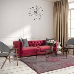 rug Louis De Poortere LX8261 Fading World Medaillon Pink Flash interior