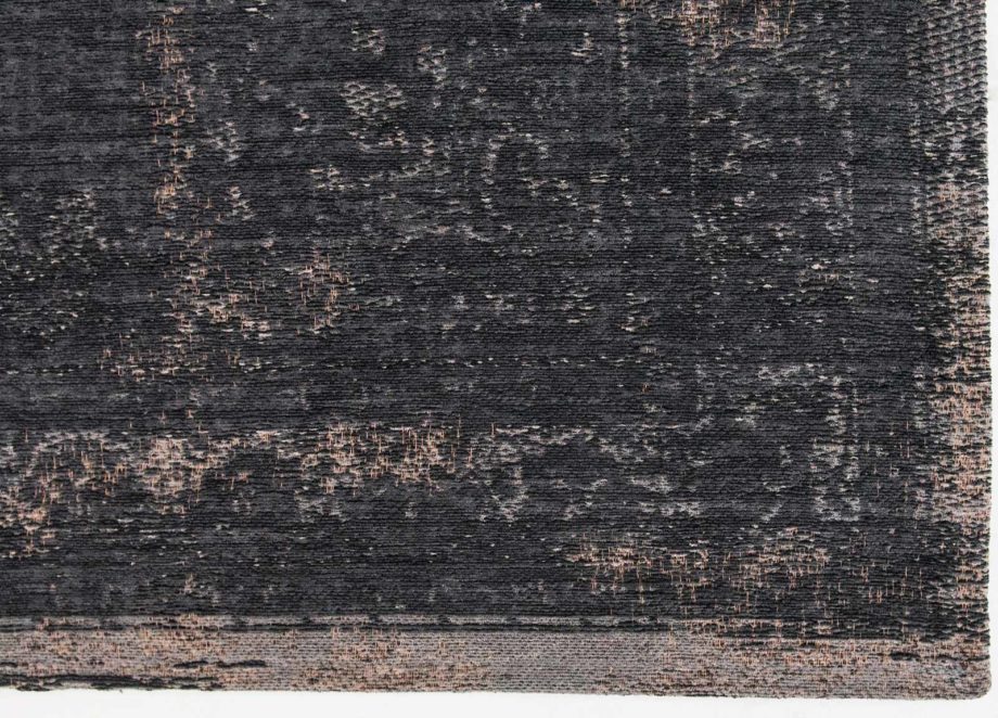 rug Louis De Poortere LX8263 Fading World Medaillon Mineral Black corner