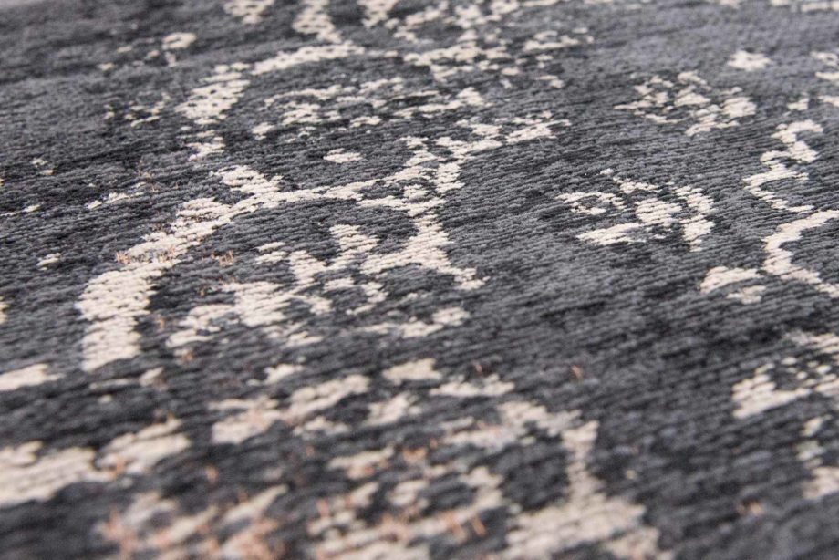rug Louis De Poortere LX8263 Fading World Medaillon Mineral Black zoom