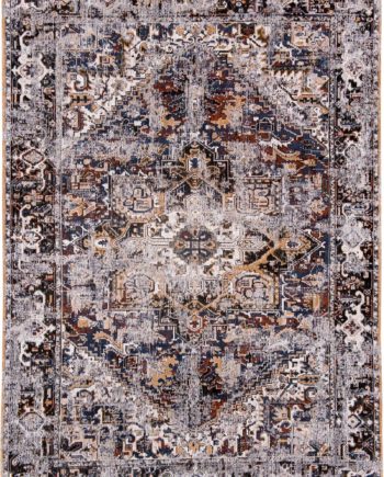 rugs Louis De Poortere LX8707 Antiquarian Antique Heriz Divan Blue