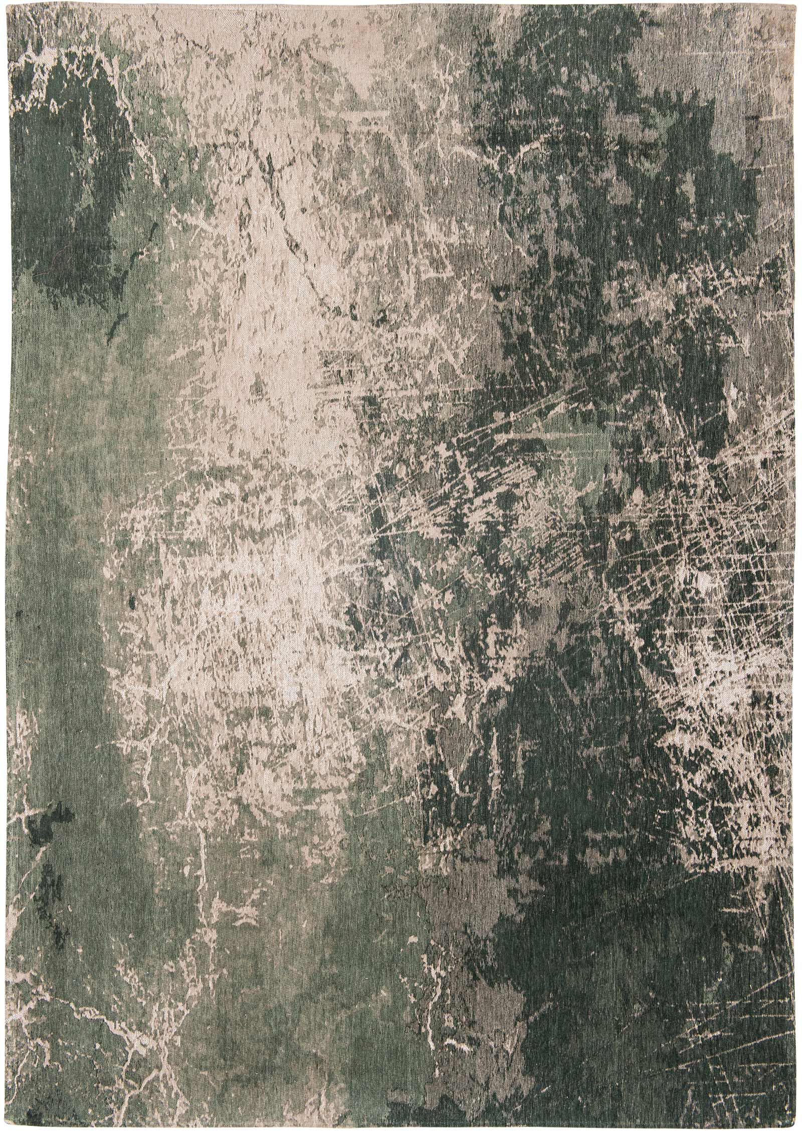 Louis De Poortere Rug, Mad Men Dark Pine 8723, Mad Men Cracks design | Luxury Rug Shop UK