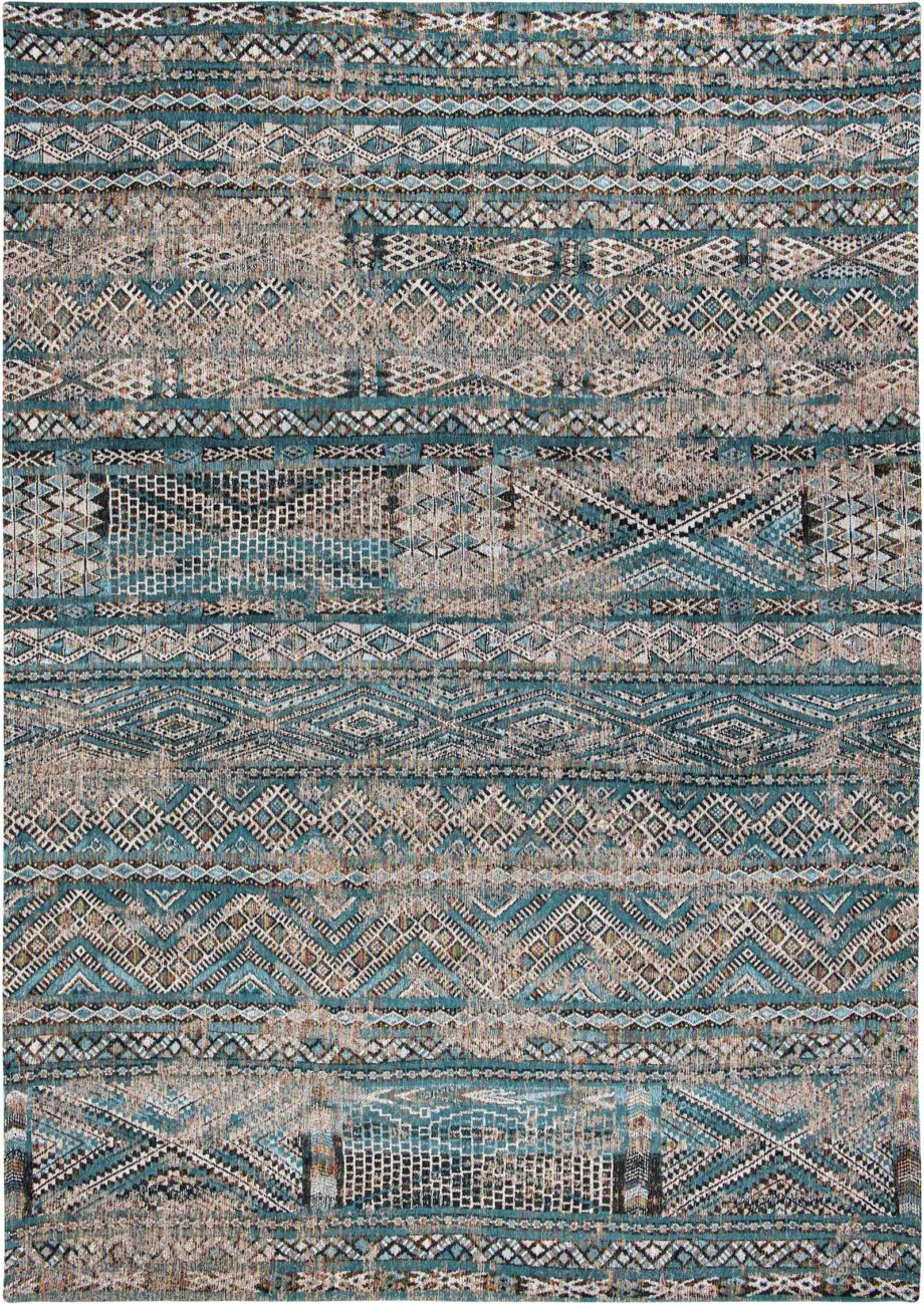 Louis De Poortere rug LX 9110 Antiquarian Kilim Zemmuri Blue