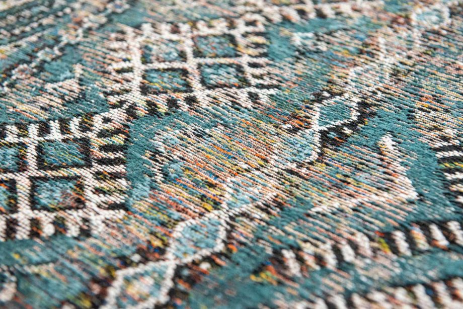 Louis De Poortere rug LX 9110 Antiquarian Kilim Zemmuri Blue zoom 1