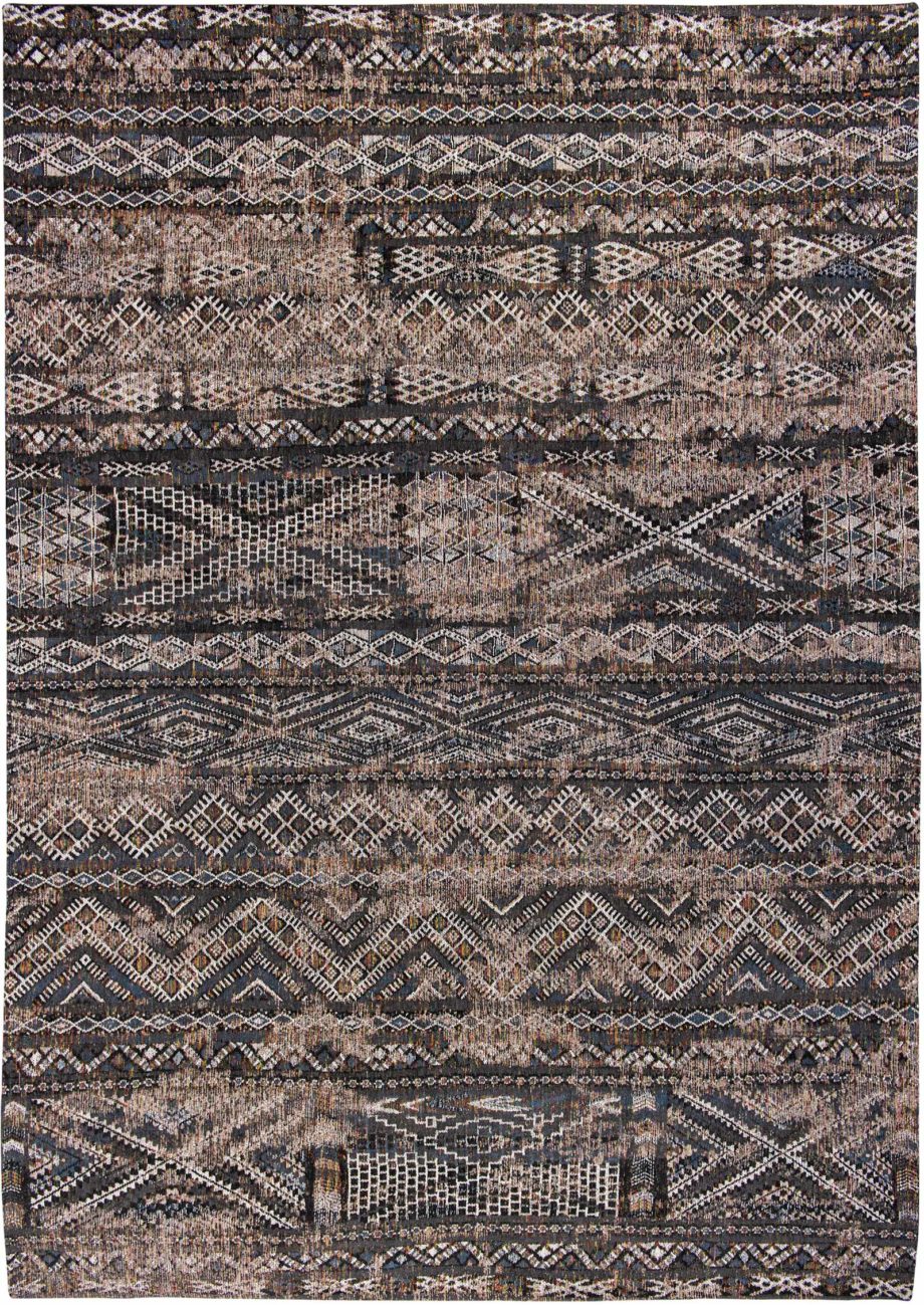 Louis De Poortere rug LX 9113 Antiquarian Kilim Black Rabat