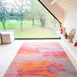 Louis De Poortere rug LX 9116 Atlantic Monetti Hibiscus Red interior 10