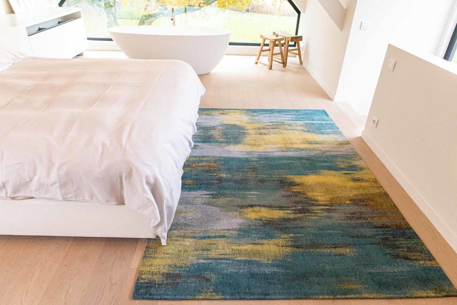 Louis De Poortere rug LX 9119 Atlantic Monetti Nymphea Blue interior 8