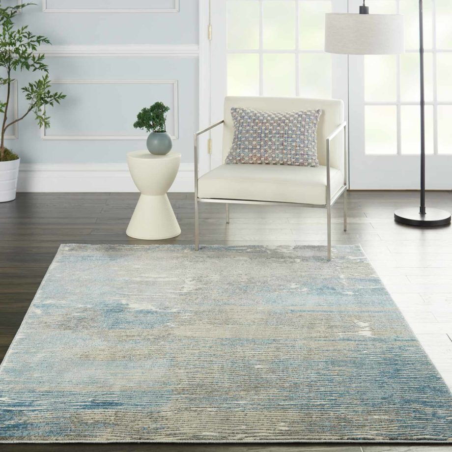 Nourison rug SOLACE SLA01 IVGBL IVORY GREY BLUE 5X7 099446756800 interior 1 C