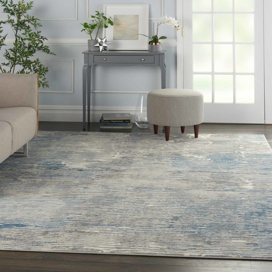 Nourison rug SOLACE SLA01 IVGBL IVORY GREY BLUE 8x10 099446756817 interior 3 C