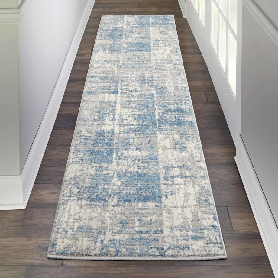 Nourison rug SOLACE SLA02 IVGBL IVORY GREY BLUE 2x7 099446756831 interior 1 C