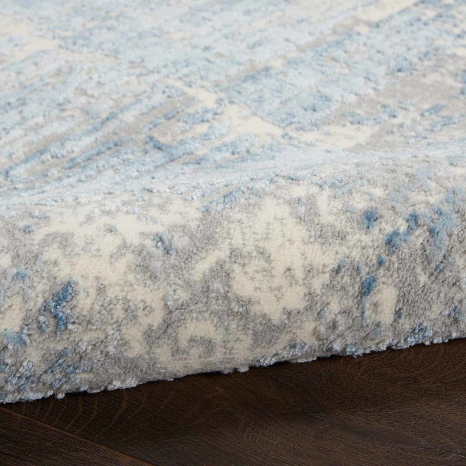 Nourison rug SOLACE SLA02 IVGBL IVORY GREY BLUE 5X7 099446756848 TX01 C