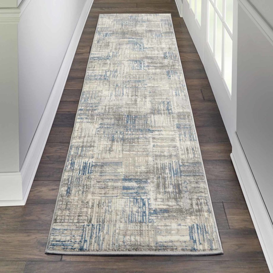 Nourison rug SOLACE SLA03 IVGBL IVORY GREY BLUE 2x7 099446756923 interior 1 C