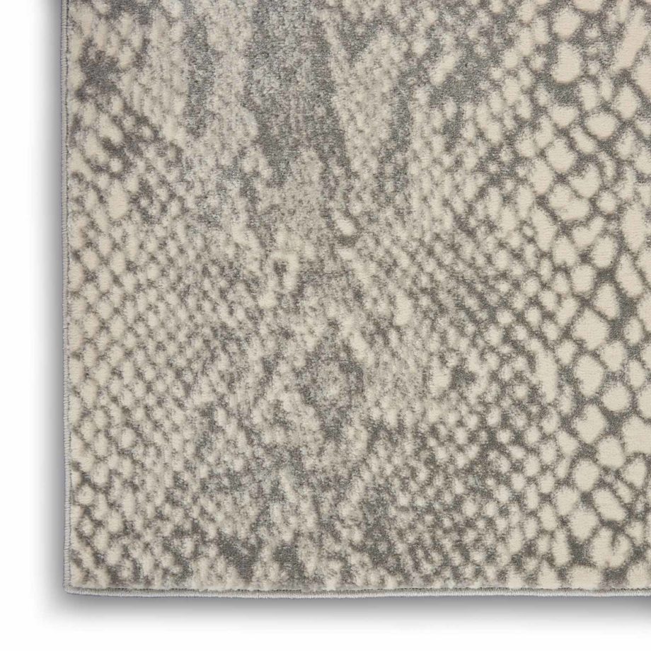 Nourison rug SOLACE SLA06 IVGRY IVORY GREY 5x7 099446782595 CRW