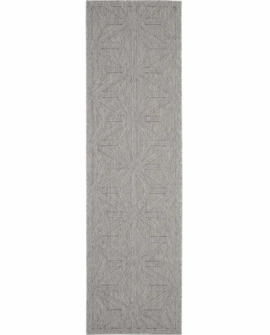 Nourison rug COZUMEL CZM01 LTGRY LIGHT GREY 2x8 099446199591