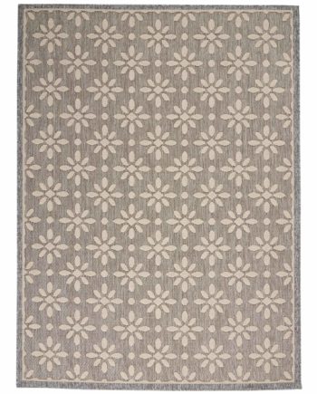 Nourison rug COZUMEL CZM03 GREY 5X7 099446248558