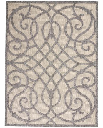 Nourison rug COZUMEL CZM04 CRMGRY CREAM GREY 5X7 099446768599