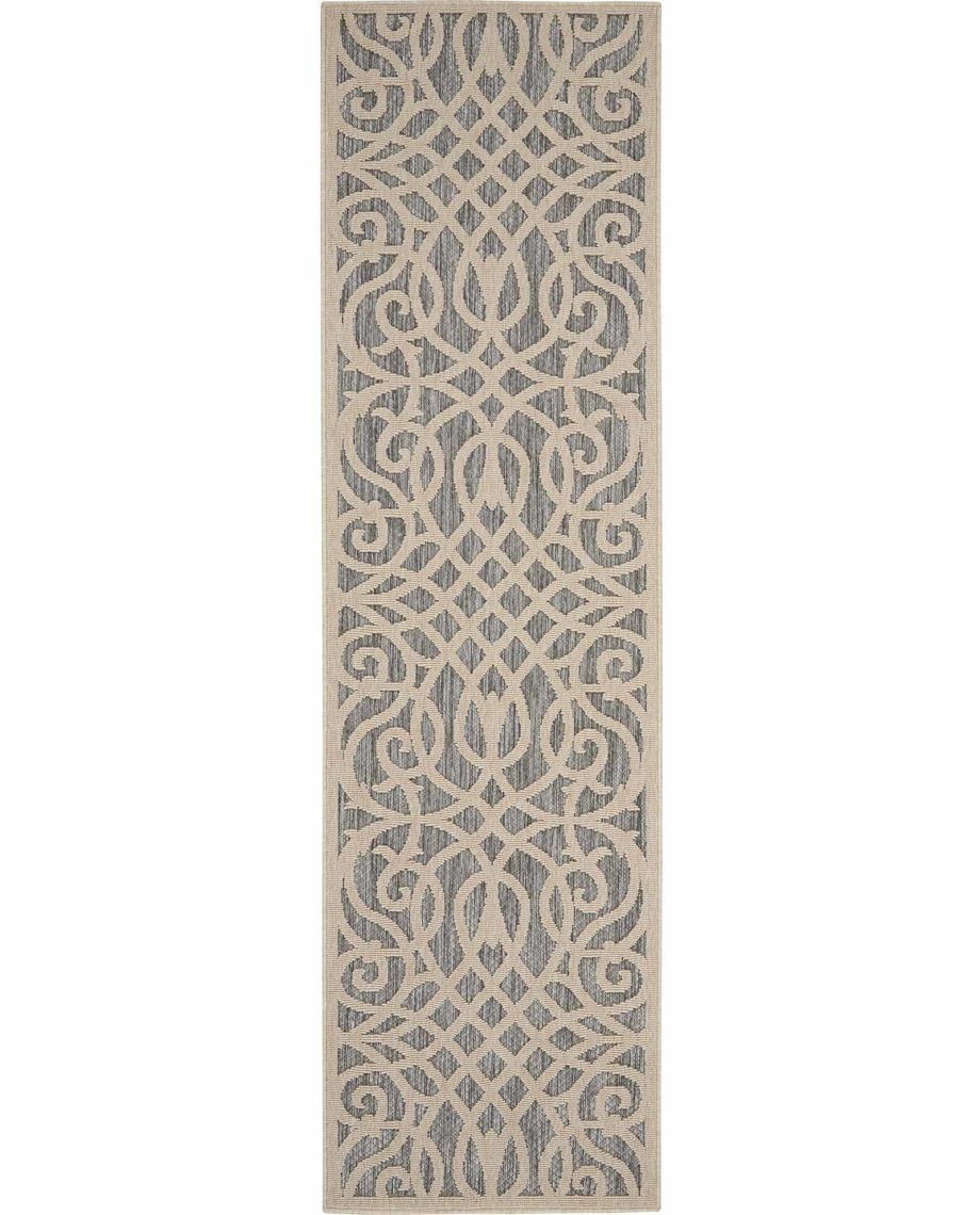 Nourison rug COZUMEL CZM04 GREY 2x8 099446260680