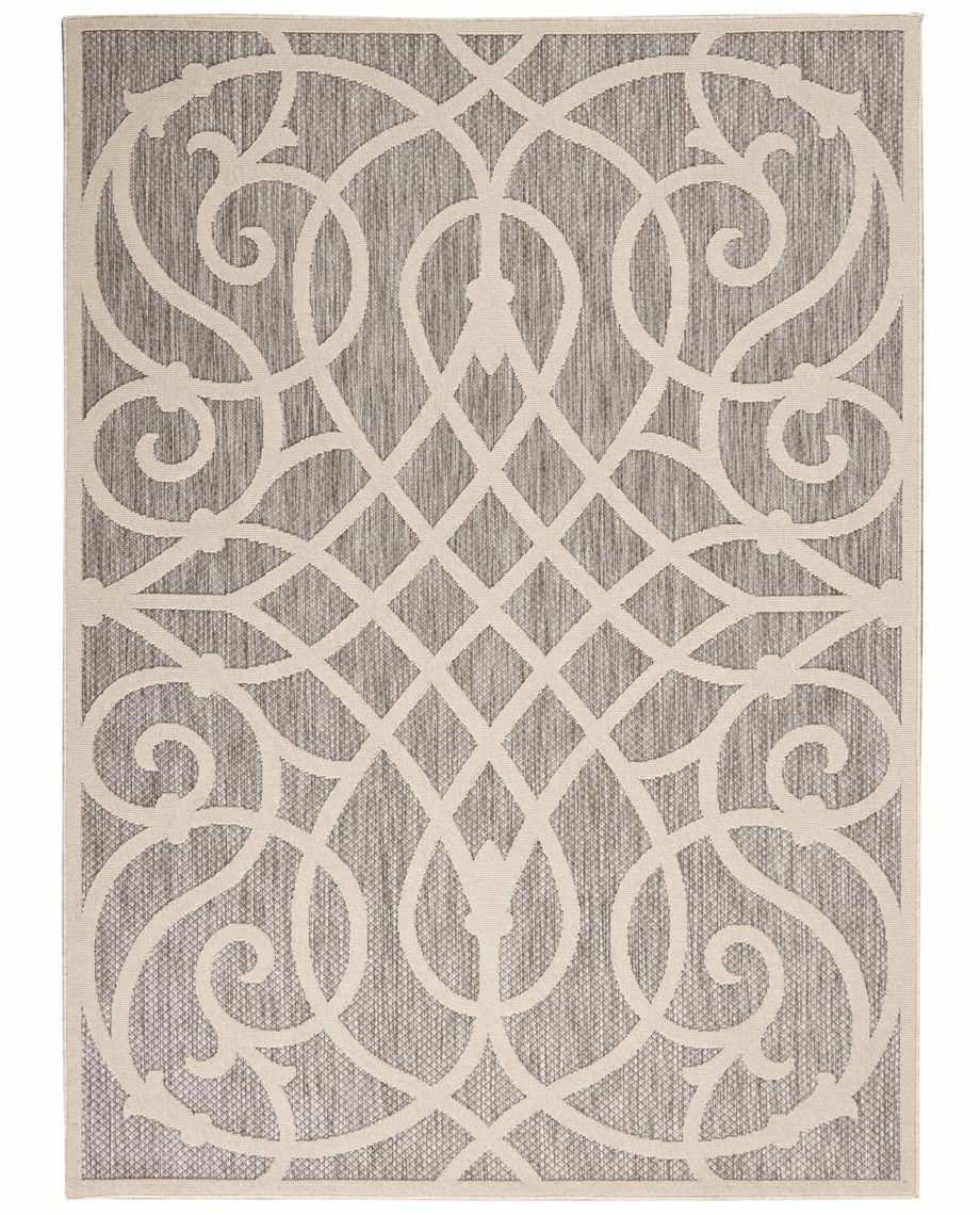 Nourison rug COZUMEL CZM04 GREY 5X7 099446298928