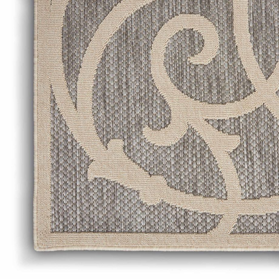 Nourison rug COZUMEL CZM04 GREY 5X7 099446298928 CRW