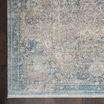 Nourison rug STARRY NIGHTS STN01 CRMBL CREAM BLUE 5x7 099446736802 CR C