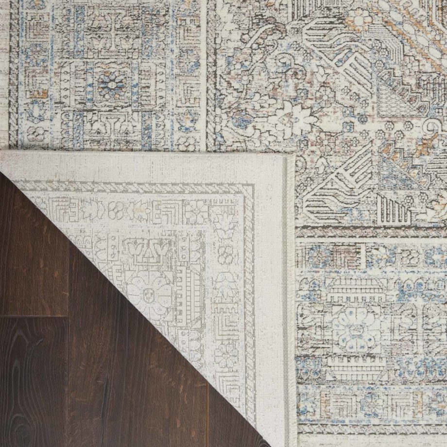 Nourison rug STARRY NIGHTS STN02 CRMGY CREAM GREY 5x7 099446745514 CRB C