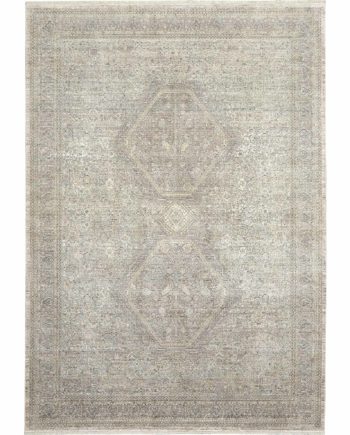 Nourison rug STARRY NIGHTS STN04 CRMGY CREAM GREY 5x7 099446745569