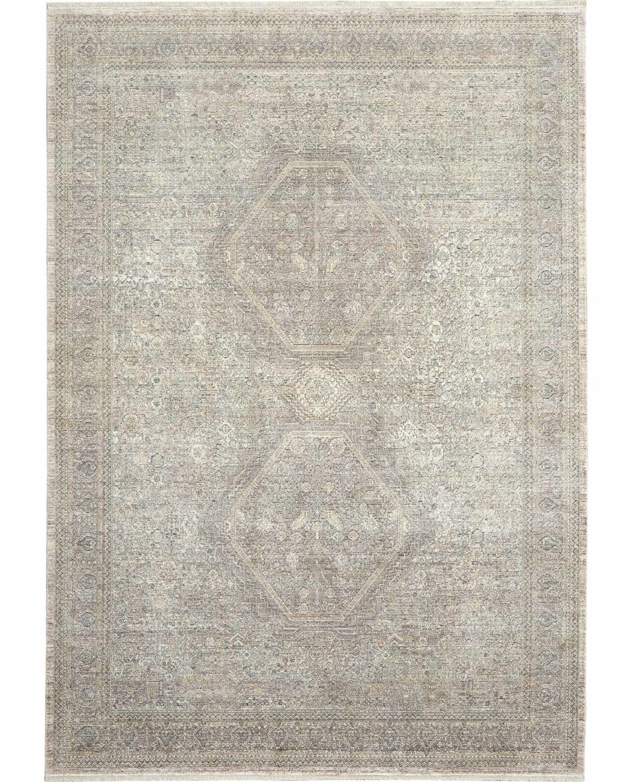 Nourison rug STARRY NIGHTS STN04 CRMGY CREAM GREY 5x7 099446745569