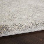 Nourison rug STARRY NIGHTS STN04 CRMGY CREAM GREY 5x7 099446745569 TX01 C