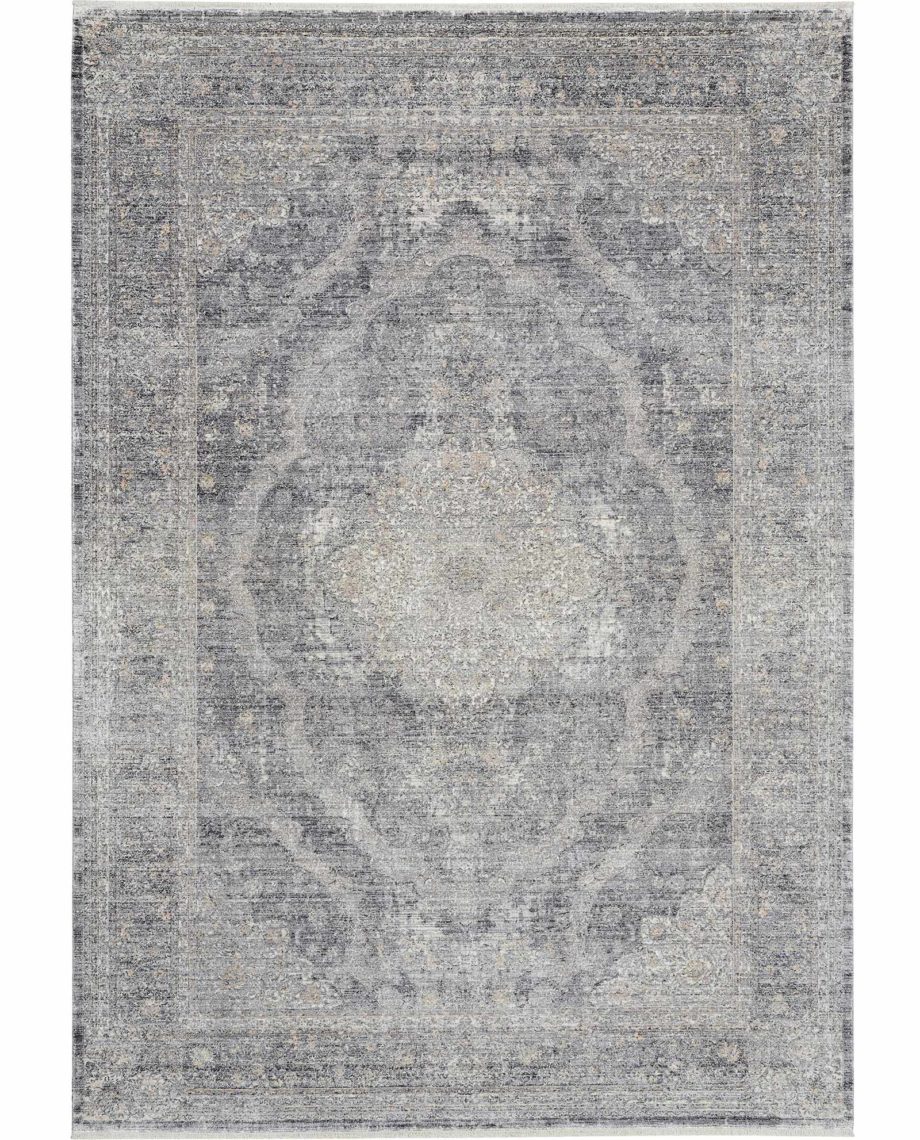 Nourison rug STARRY NIGHTS STN05 CHACM CHARCOAL CREAM 5x7 099446745576