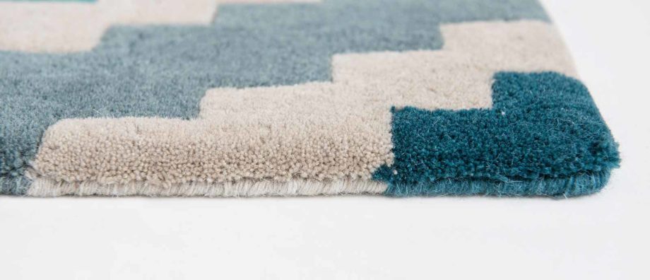 Louis De Poortere rugs Romo LX 2003 Scala Teal side