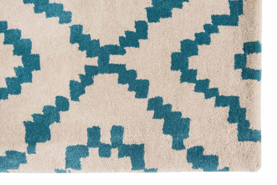 Louis De Poortere rugs Villa Nova LX 2021 Sami Teal corner