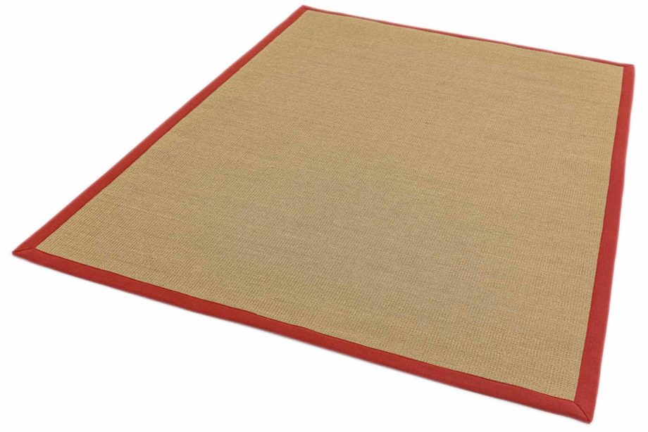 Asiatic rug Sisalis Red detail 1