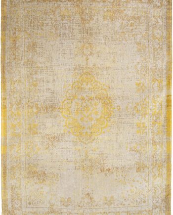 Louis De Poortere rug LX 9062 Fading World Medallion Grey Yellow