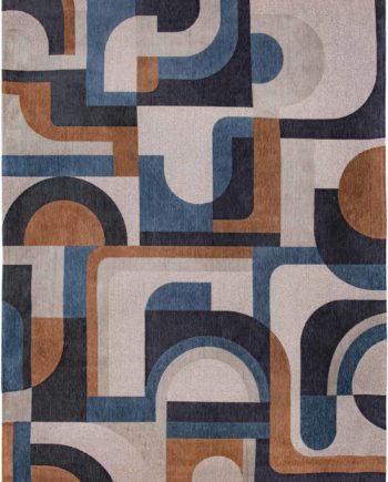 Louis De Poortere rug LX 9196 Nuance Module Camel Blue