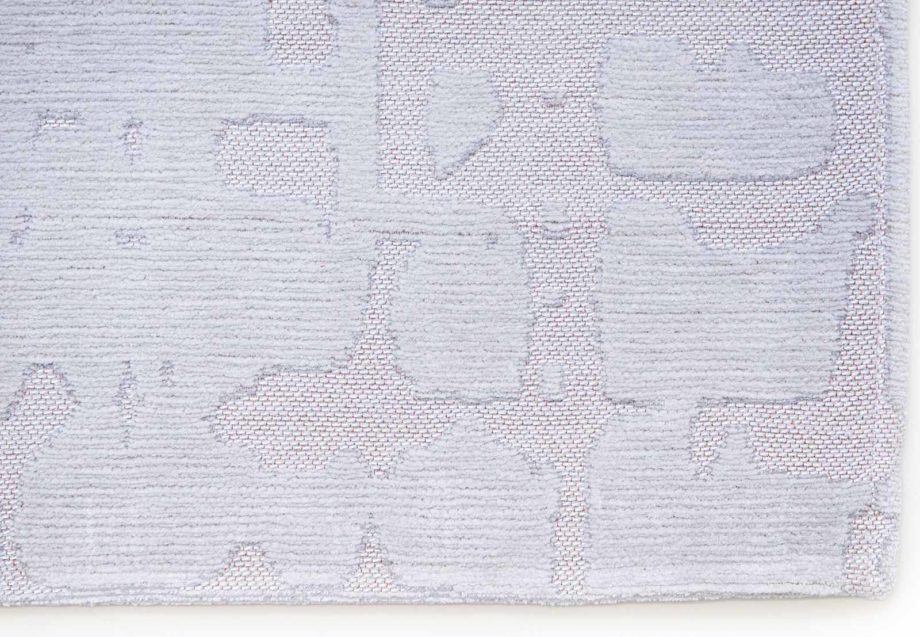 Louis De Poortere rug LX 9198 Structures Baobab Tsingy Oyster corner