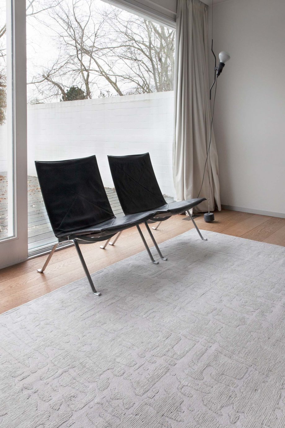 Louis De Poortere rug LX 9198 Structures Baobab Tsingy Oyster interior 2