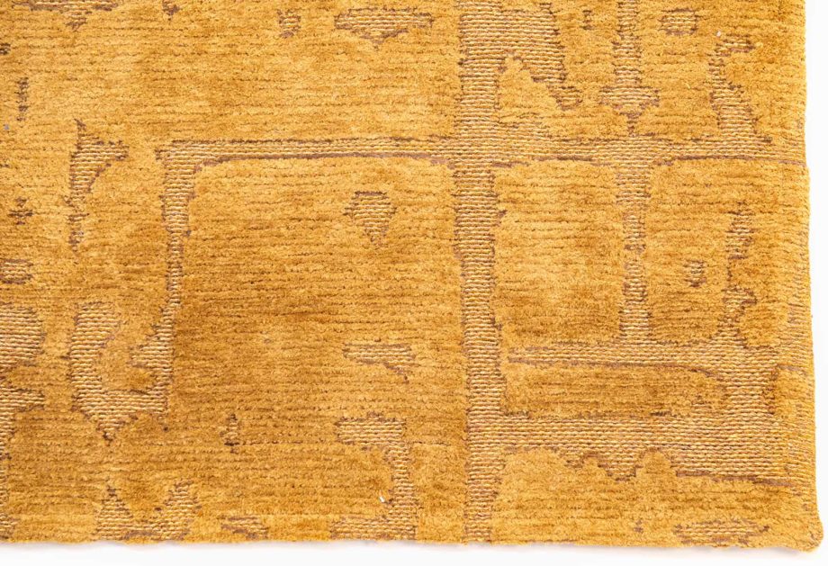 Louis De Poortere rug LX 9201 Structures Baobab Madagascar Gold corner