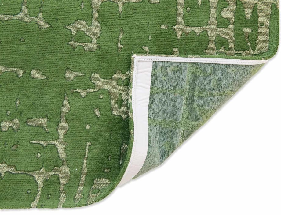 Louis De Poortere rug LX 9202 Structures Baobab Perrier Green back