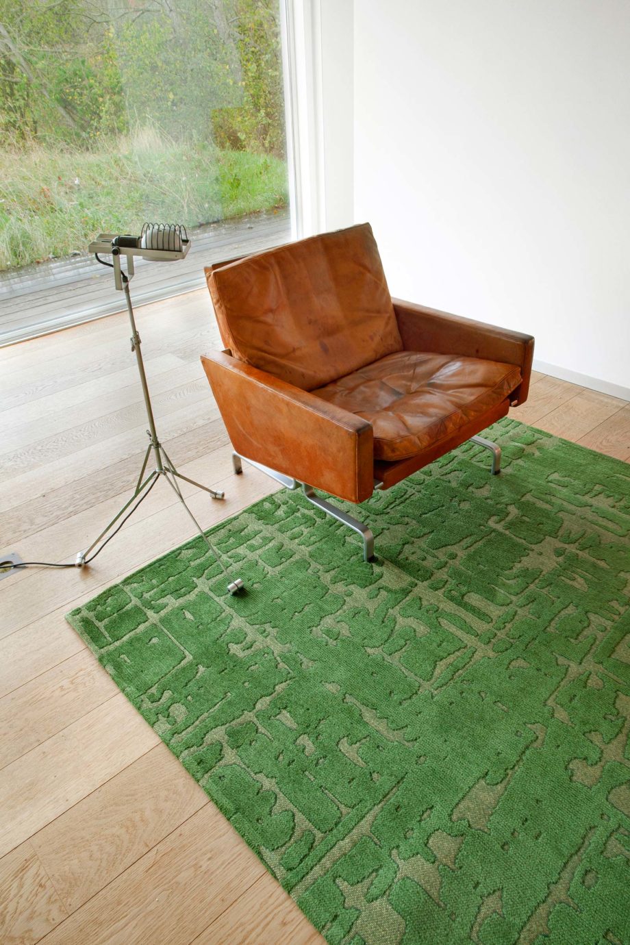 Louis De Poortere rug LX 9202 Structures Baobab Perrier Green interior 2