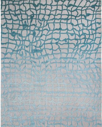 Louis De Poortere rug LX 9203 Mad Men Dedalo Blue Marine