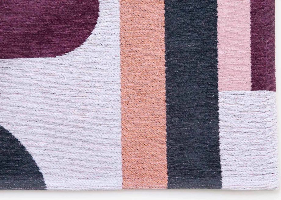 Louis De Poortere rug LX 9209 Nuance Module Pink Rohe corner