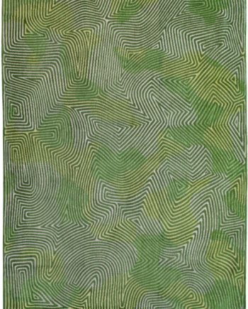 Louis De Poortere rug LX 9231 Meditation Coral Tropical Green