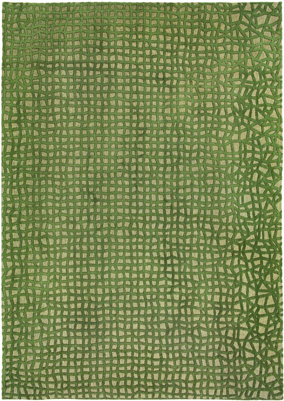 Louis De Poortere rug LX 9249 Structures Trammel Alta Green