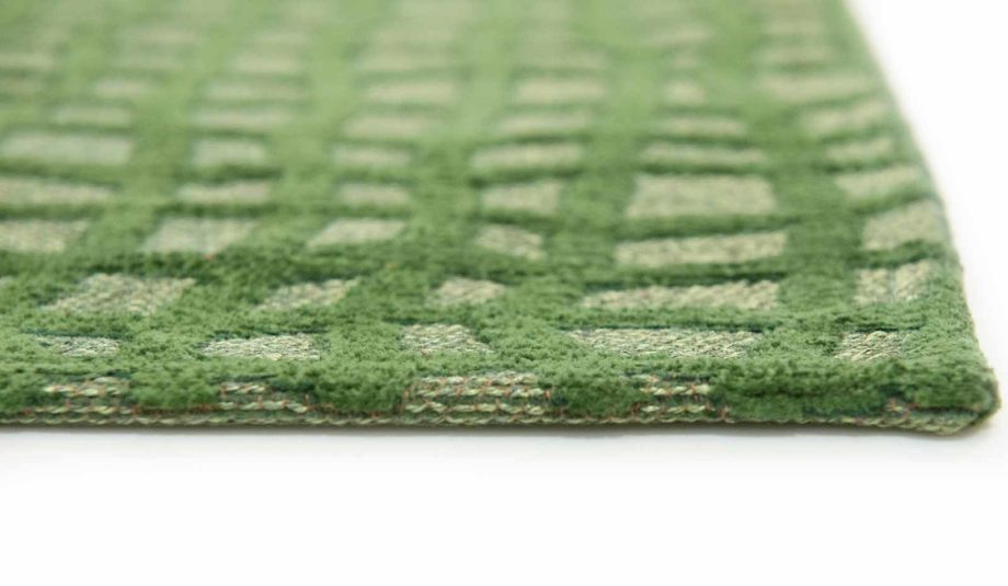 Louis De Poortere rug LX 9249 Structures Trammel Alta Green side