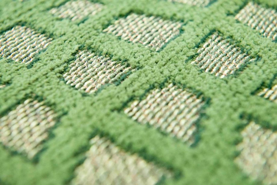 Louis De Poortere rug LX 9249 Structures Trammel Alta Green zoom 1