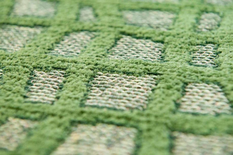 Louis De Poortere rug LX 9249 Structures Trammel Alta Green zoom 2