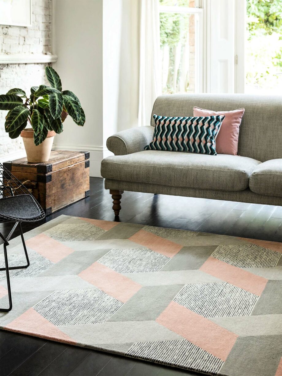 Asiatic Camden geo pink