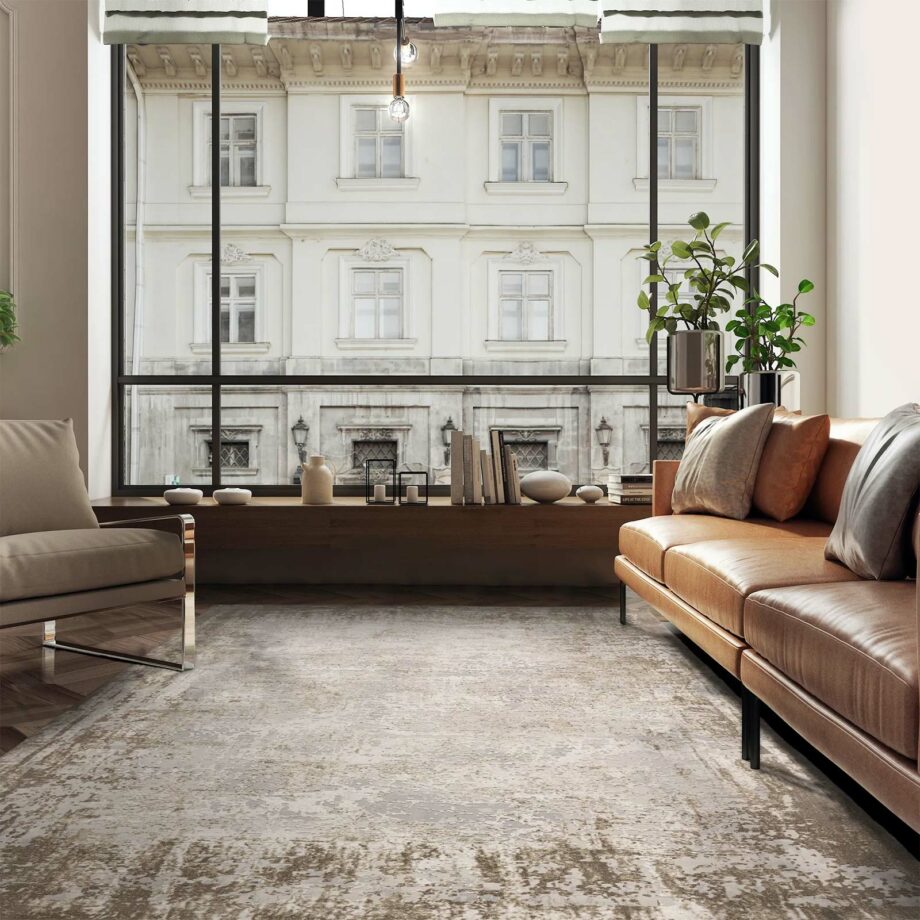 Asiatic Kuza border beige sq